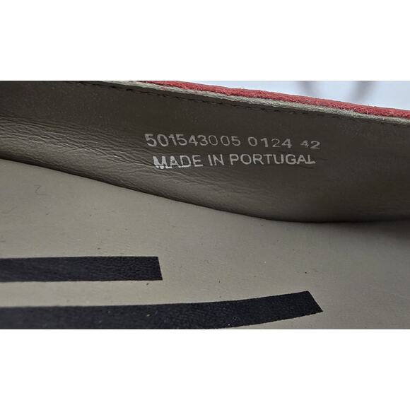 FLY London Leather Closed Toe Ankle Strap Shoes Red VILY161FLY Sz 42 US 11 - Picture 12 of 12